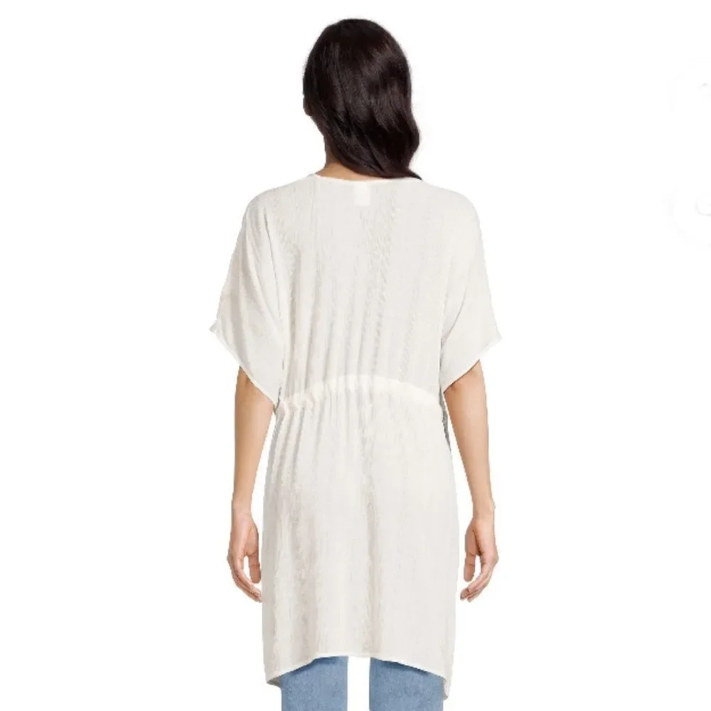 Tie Front Layering Kimono Cardigan Coverup Size 2X/3X
